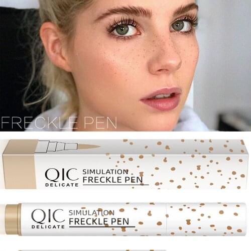 Natural Freckle Pen Soft Brown Freckle Pen Lasting Waterproof Dot Spot Pen For Create The Most Effortless Sunkissed