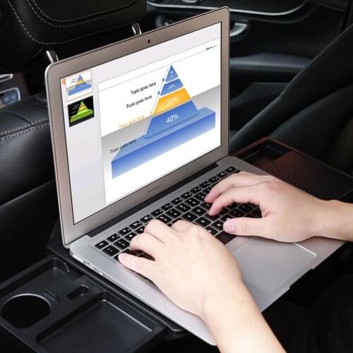 New Car Laptop Desk Folding Small Table Board Multifunction Car Laptop Desk for Dinner Study Work Coffee Holder Computer Table