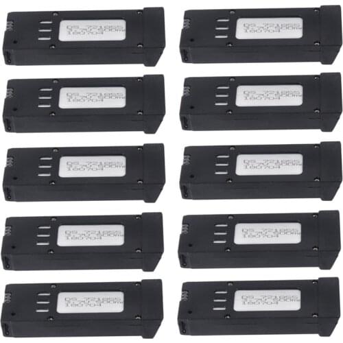 Original For E58 JY019 S168 Battery 3.7V 500mah RC Drone Quadcopter Spare Part 3.7v Battery For E58 JY019 10pcs/sets