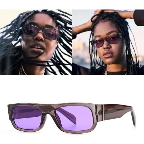 JackJad 2020 Fashion Modern Rock Vintage Style Sunglasses Women Square ins Singer Brand Design Sun Glasses Oculos De Sol RS158