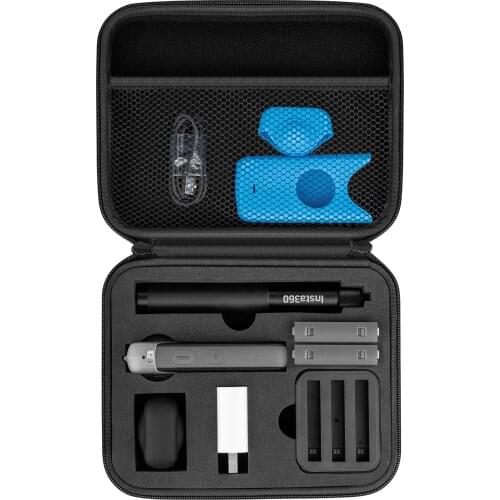 Storage Bag Case Carrying Handbag Protective Bag for Insta360 One X2 Panoramic Camera for Selfie Lever Charger Data Cable