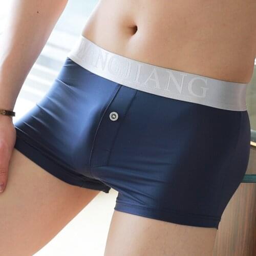 Summer Boxershorts Men Panties Cueca Boxer Homme Underwear Calzoncillos Hombre Boxer Ice Silk Mens Underwear Boxers Man