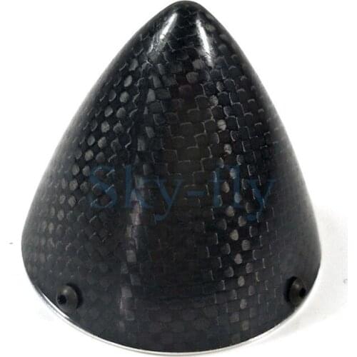 1 piece 3K Carbon Fiber Spinner No Mouth For F3A RC Model Airplane1.75" 2" 2.25" 2.5" 3"
