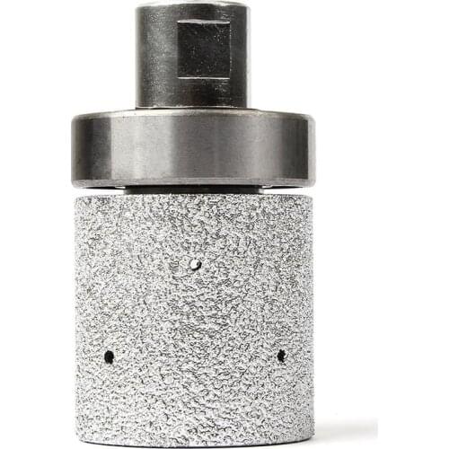 2 Inch Vacuum Brazed Diamond Drum Wheel With Guide Bearing Coarse Grinding Granite Marble For Sink Hole Edge Abrasive CNC tool