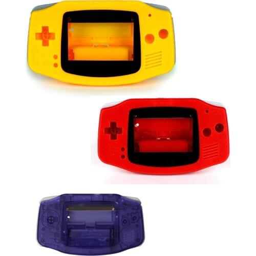2PCS Fashion hot replacement Plastic Shell case Cove For Nintendo for Gameboy Advance for GBA Console Housing Screen