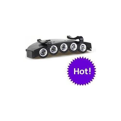 5pcs LED 36g. Long Life Ultra Bright Cap Light, Long Light or SOS Flashing, Power 2pcs CR2032 and Cap not Included