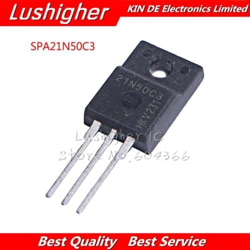 5pcs SPA21N50C3 TO-220F 21N50C3 TO220F 500V 21A SPA21N50 TO-220