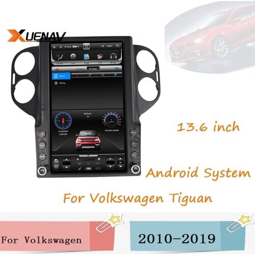 Android 13.6'' Car Radio Multimedia Player For Volkswagen Tiguan 2010 2011 2012 2013 2014 2015 2016 2017 2018 2019 Car GPS Nav