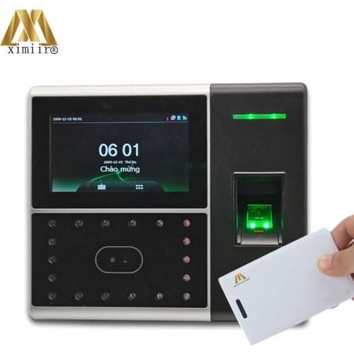 Biometric Face Recognize Attendance ZK iFace302 Fingerprint Access Control With 13.56Mhz IC Card Time Attendance