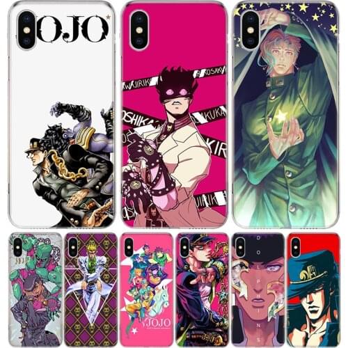 JoJo Bizarre Adventure Phone Case for Apple iphone 11 12 Mini Pro XR X Xs Max 7 8 6 6s Plus 7G 6G 5G 5S 5 SE + Customize Cover C