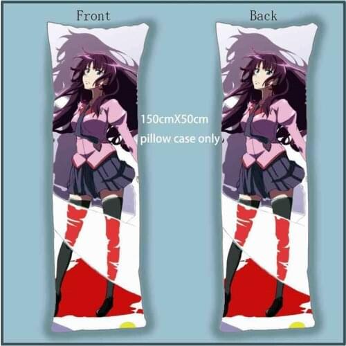 Dakimakura Body Pillow Case Cover Bakemonogatari Senjougahara Hitagi Anime pillowcases home decoration