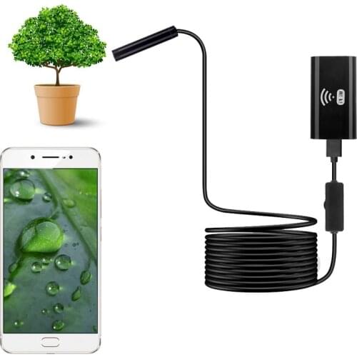 F99 Wifi Endoscope USB Inspection Borescope Camera HD720P 8mm Lens 8 LEDs Waterproof Borescope for Andriod Phones for Ipone