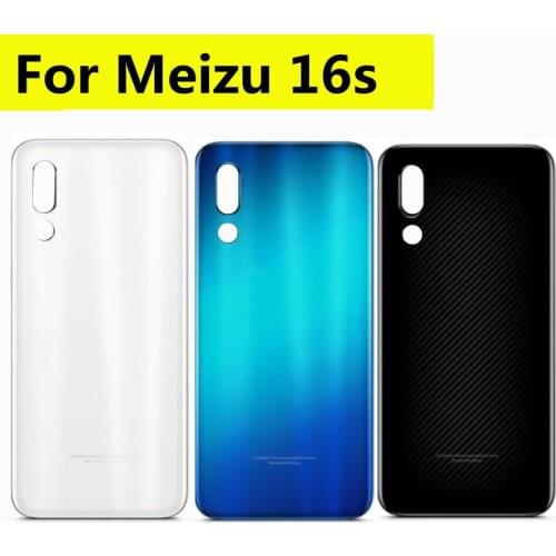 6.2" For Meizu 16S Battery Cover Huosing Rear Door Housing Case For Meizu 16 S 16S Back Cover Replacement