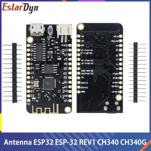 Wifi Bluetooth Development Board Antenna ESP32 ESP-32 REV1 CH340 CH340G Micro USB Lithium Battery Interface