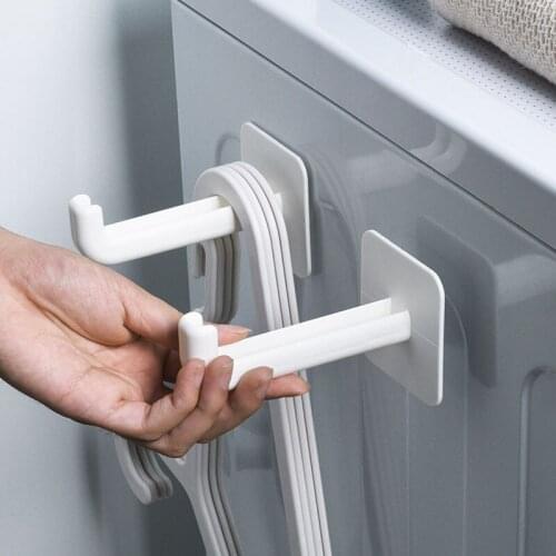 Multifunctional Punch-Free Hanger Cup Holders Kitchen Accessories Bathroom Storage Hooks Wall Shelf Hanger Storage Rack