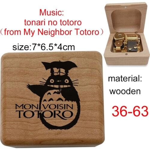 Tonari no totoro My Neighbor Totoro Music Box golden movement Mechanism for Christmas birthday new year wife girlfriend gift