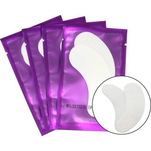 100 pairs yelash Extension Patch Grafted Eyelash Extension Paper Patch Under The Eye Pad Without Downy Hydrating Eye Paper Patch