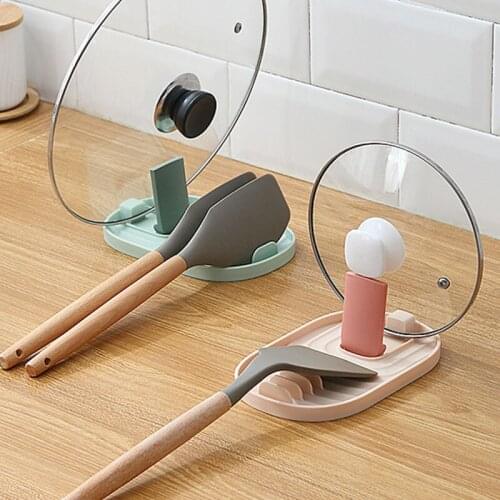 Kitchen Pot Lid Rack Spatula Shelves Multifunctional Home Kitchen Mat Kitchen Gadgets