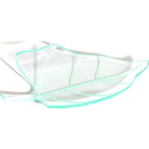 Promotion - Party Suppliers, Disposable Plastic Tableware, 90*60mm Mini Maple/Leaf Shaped Dessert Dish, 20/Pack
