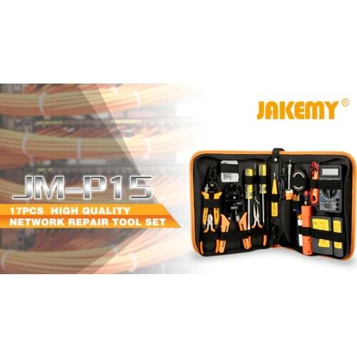 RJ45 LAN Tester Networking Repair Tool Kit RJ45 RJ11 RJ12 Network Cable Tracker Plier Crimp Crimper Plug Clamp PC Drop Shipping