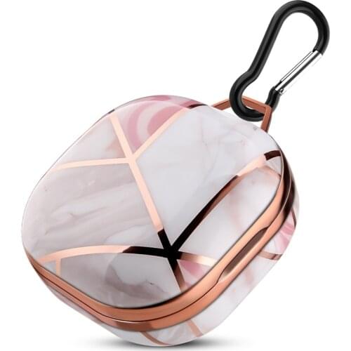 Luxury Electroplated Earphone Case for Samsung Galaxy Buds Live Wireless Bluetooth Earphone Case Box