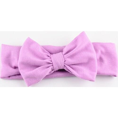 Retail 1PC Cute Kids girl cotton hair band Bowknot Headwear 12colors for choose Free shipping
