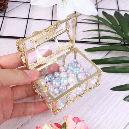 Jewelry Boxes Ring Earrings Necklace Bracelet Pearl Candy Home Storage Organizer Holder Wedding Gift Packaging Bulk Wholesale