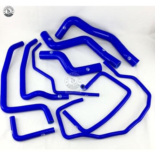 Silicone Radiator Coolant Heater Hose Fit For Mazda RX8 RX-8 13B-MSP 2003-2008 (9PCS) red/blue/black