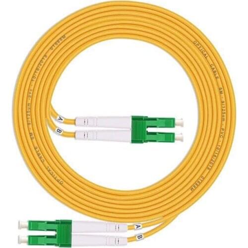 Cord Jumper Cable 3.0mm 9/125 SM Duplex LC/APC to LC/APC Fiber Optic Patch Cord Jumper Cable