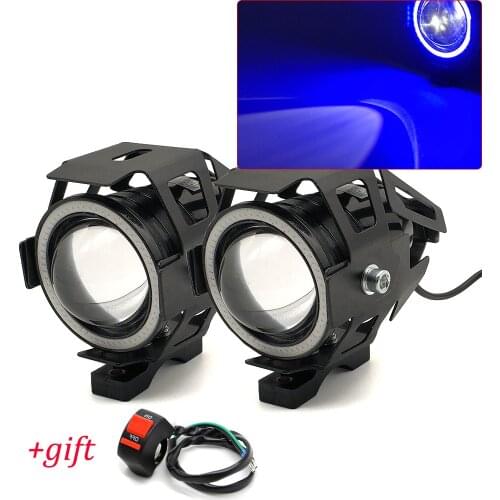 U7 LED Light motorcycle Headlight angel eyes lights motorcycle accessories For Honda NC750X nc 750 750x NC700S NC700X nc 700s
