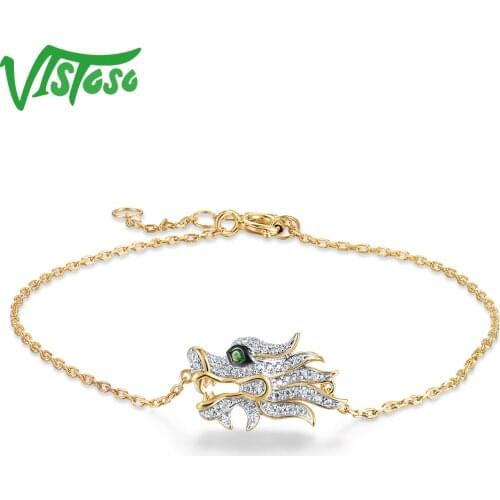 Желтые браслеты VISTOSO China At AliExpress