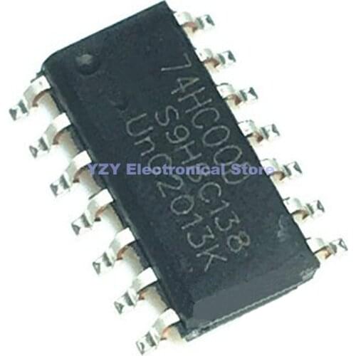 10PCS/LOT SN74HC00DR SN74HC00 SMD SOP-14 New Original Integrated Circuits