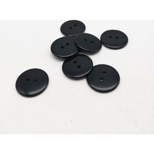 100pcs 23mm Black Resin Round 2 Holes Sewing Buttons Scrapbooking Baby Button Accessories