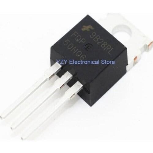 5PCS/LOT Hot sell FQP50N06 TO220 50N06 TO-220 4.9 New Original Fast shipping