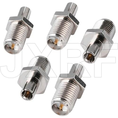 5PCS RP SMA to TS9 adapter RP-SMA female plug to TS9 male plug connector adapter nickelplated straight ZTE connector fast ship