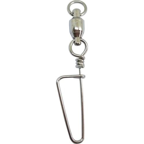 50 pieces/lot Ball Bearing Swivel with Coastlock Snap rolling swivels snap fishing connector fishing swivels pesca