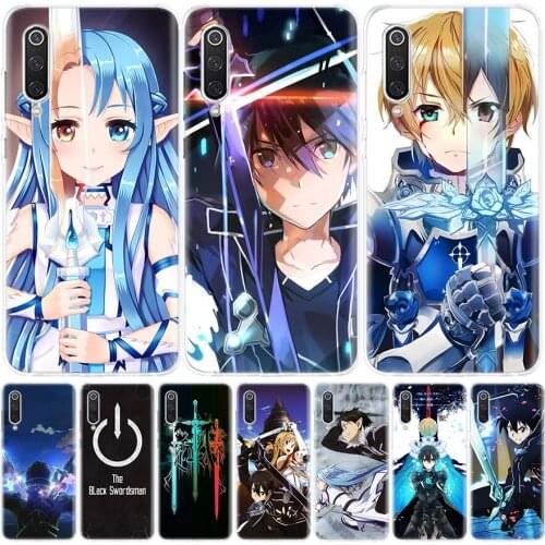 Sword Art Online Anime Phone Case for Xiaomi Redmi Note 10 9S 9 8T 9 8 7 7A 8A 9A 9C 6A 6 S2 K20 S30 Pro Fashion Cover Capa