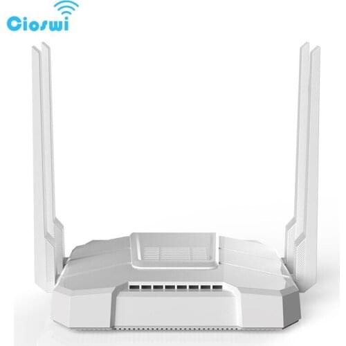 Cioswi Dual Band Dual Core Router Modem 4G Wifi Sim Card Gigabit Router Wifi Repeater 2.4G/5Ghz 1200Mbps 4G Lte Router 802.11ac