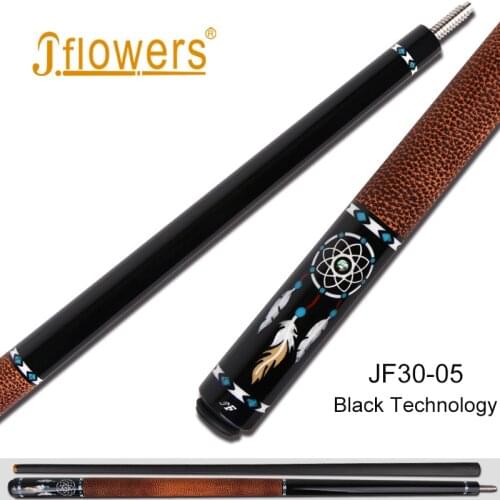 J.Flowers JF30-05 Black Technology Billiard Pool Cue Professional Carbon Fiber Tecnologia Billar Stick Kit with Extension