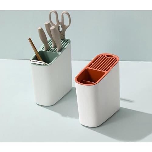 Kitchen Multifunctional Drain Rack Chopstick Cage Integrated Kitchen Knife Storage Rack Shelf