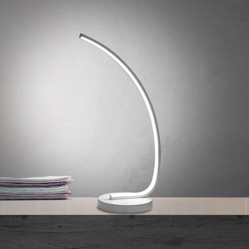 Bedroom Beside Lamp Home Decor Creative Home Decor Desk Lamp Lighting Spiral Wave Curve Design Bedroom Lighting Decor