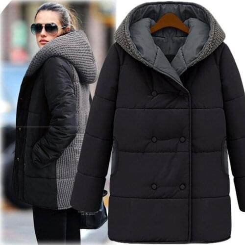 MVJT DAIR Women's Parkas With A Hood