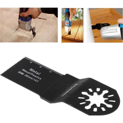 1 Pcs 28mm Oscillating Tools Saw Blade for Fein Multimaster Dremel Makita Renovator Power Tools Metal Wood Cutting Woodworking M