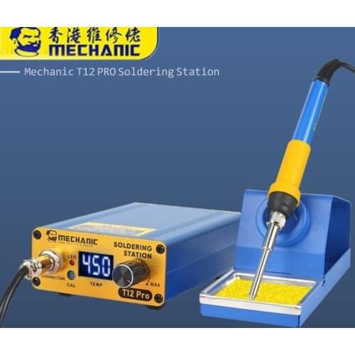 MECHANIC T12 PRO Soldering Station Fast Heating Thermostatic 72W Soldering Iron For Motherboard BGA PCB Repair