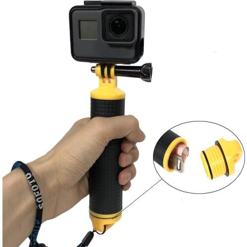 Floating Handle Grip Rubber non-slip Mini Tripod monopod Mount for GoPro HERO 8 7 6 5 4 3 Sjcam YI EKEN DJI Camera Accesssories