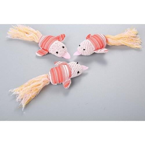 Plush Simulation Bird Cat Toy Pet Interactive Bird Toy Haired With Tail Cute Carbon Playing Toy For Cat Kitten