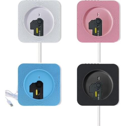 Bluetooth Player Portable Wall Mountable Music Player Home Player With Remote Control FM Radio Headphone Jack AUX