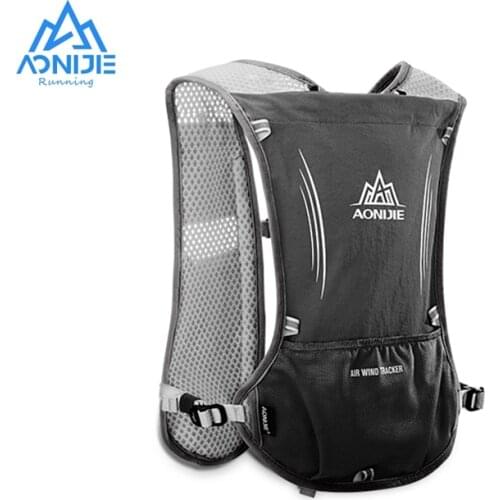AONIJIE 5L Hydration Vest Pack Lightweight Running Backpack Outdoor Sports Trail Racing Marathon Hiking Fitness Bag