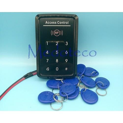 Touch Keypad Door Access Control 125khz Rfid access control system EM card touch key access controller wiegand 26 input & Output