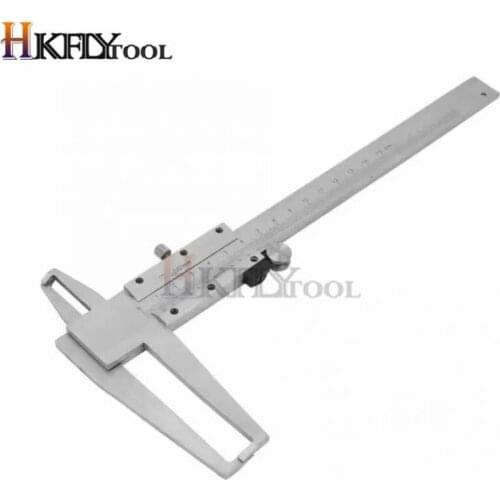 9-150mm/0.02 Long Claw Inside Groove Vernier Calipers Stainless Steel Inner Vernier Calipers Accuracy Measuring Tools